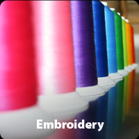 Embroidery apparel printing